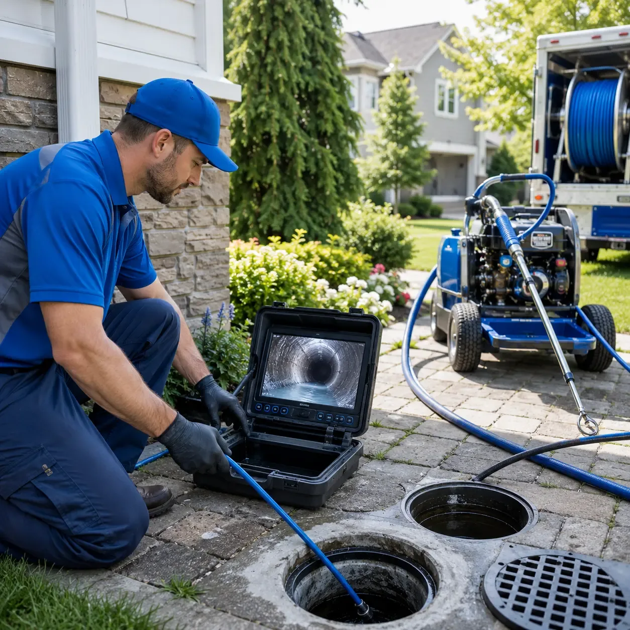 Outdoor drain cleaning professionals serving Nu Mine, PA
